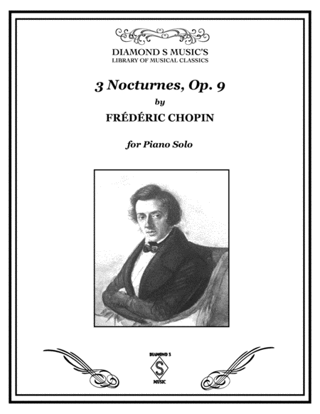 3 Nocturnes, Op. 9 - Chopin - Piano Solo image number null
