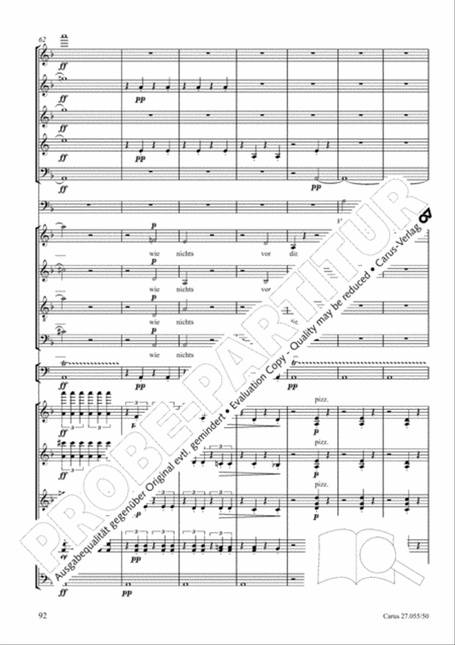 Ein Deutsches Requiem (German Requiem) 4-Part scores gallery preview page 99