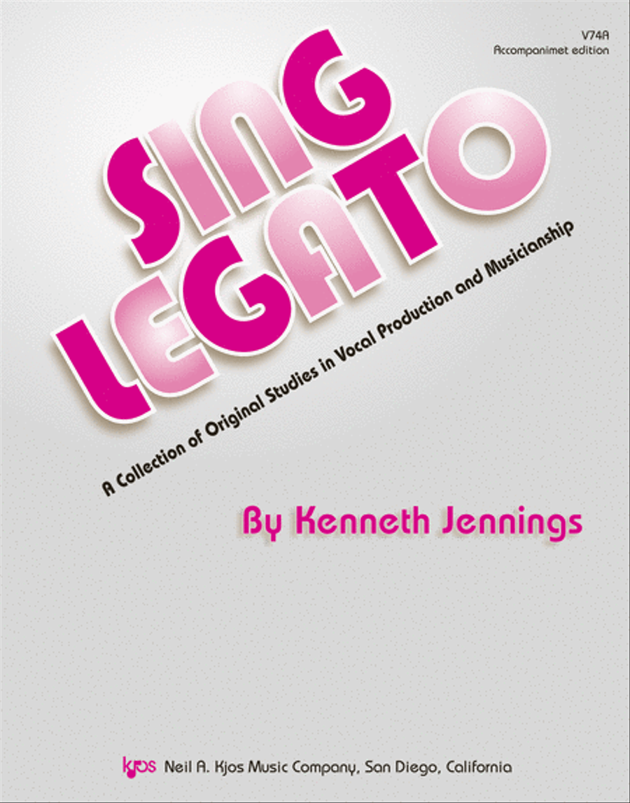 Sing Legato - Accompaniment Edition Voice scores gallery preview page 1