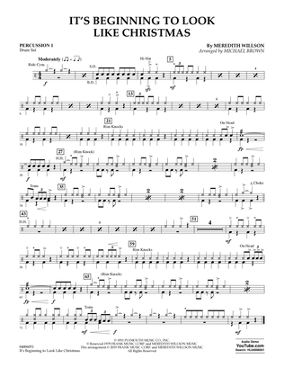 It's Beginning to Look Like Christmas (arr. Michael Brown) - Percussion 1