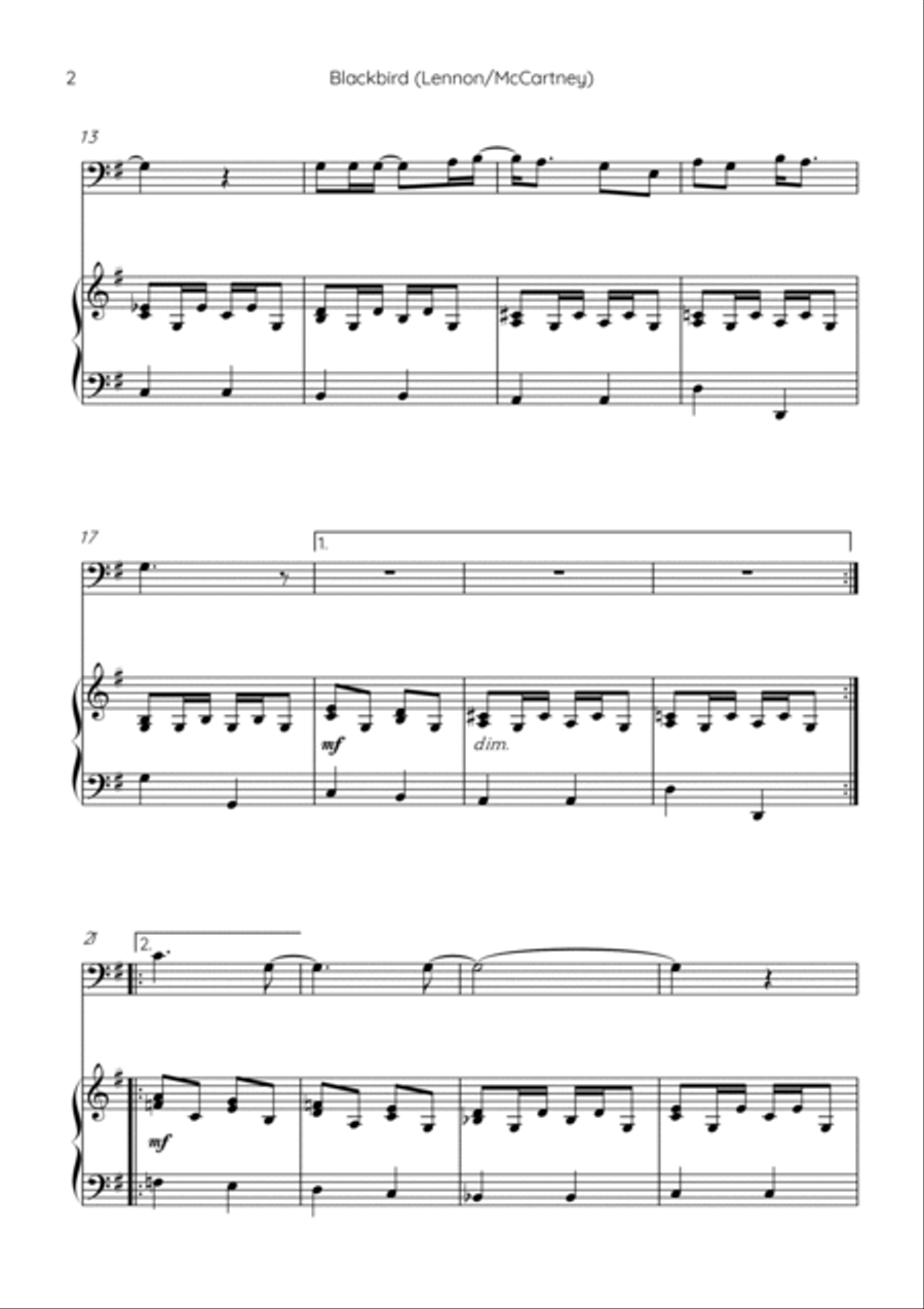 Blackbird Chamber Music scores gallery preview page 2