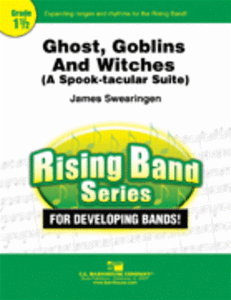 Ghosts, Goblins and Witches Concert Band scores gallery preview page 1