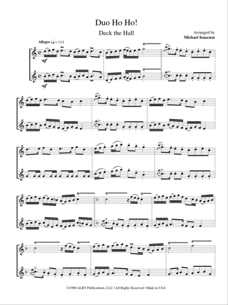 Duo Ho Ho! School and Community scores gallery preview page 2
