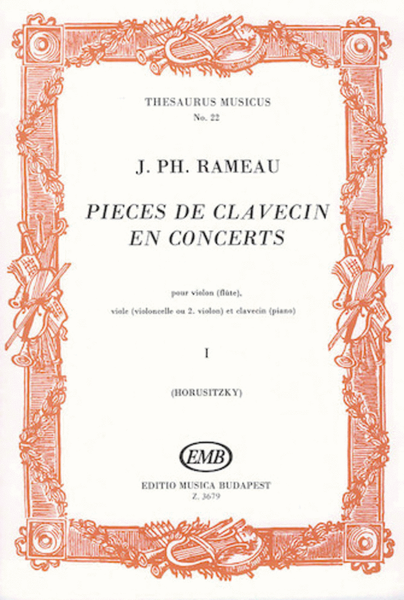 Pieces De Clavecin en Concerts - Volume 1