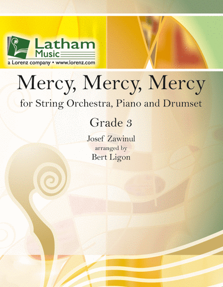 Mercy, Mercy, Mercy for String Orchestra, Piano and Drumset image number null