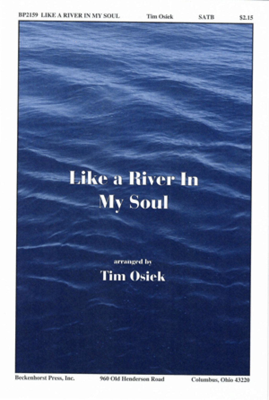 Like a River In My Soul - SATB 4-Part scores gallery preview page 1
