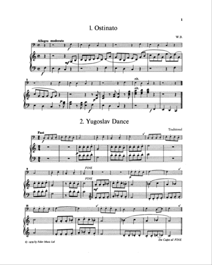 First Book of Bassoon Solos Bassoon Solo scores gallery preview page 2