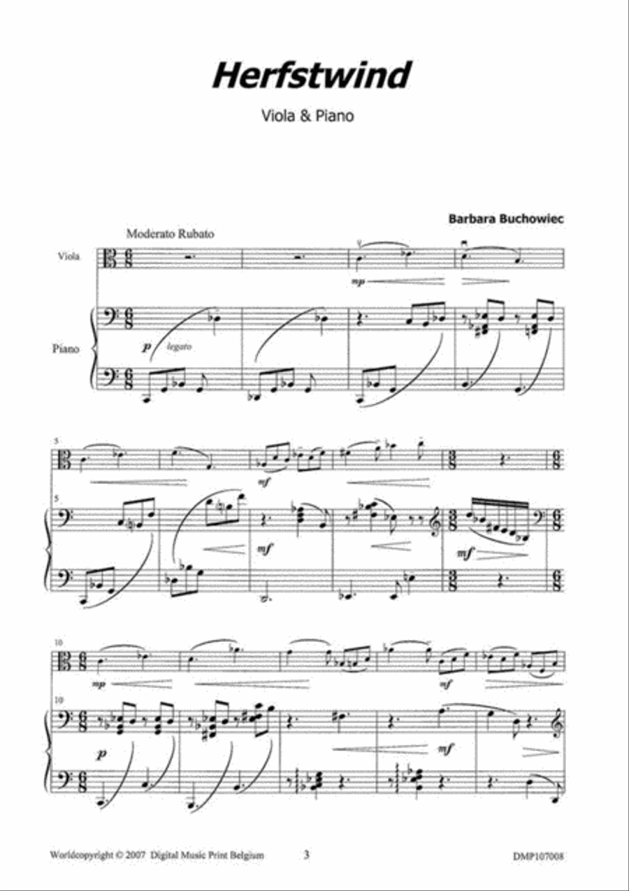 Herfstwind Piano Accompaniment scores gallery preview page 2