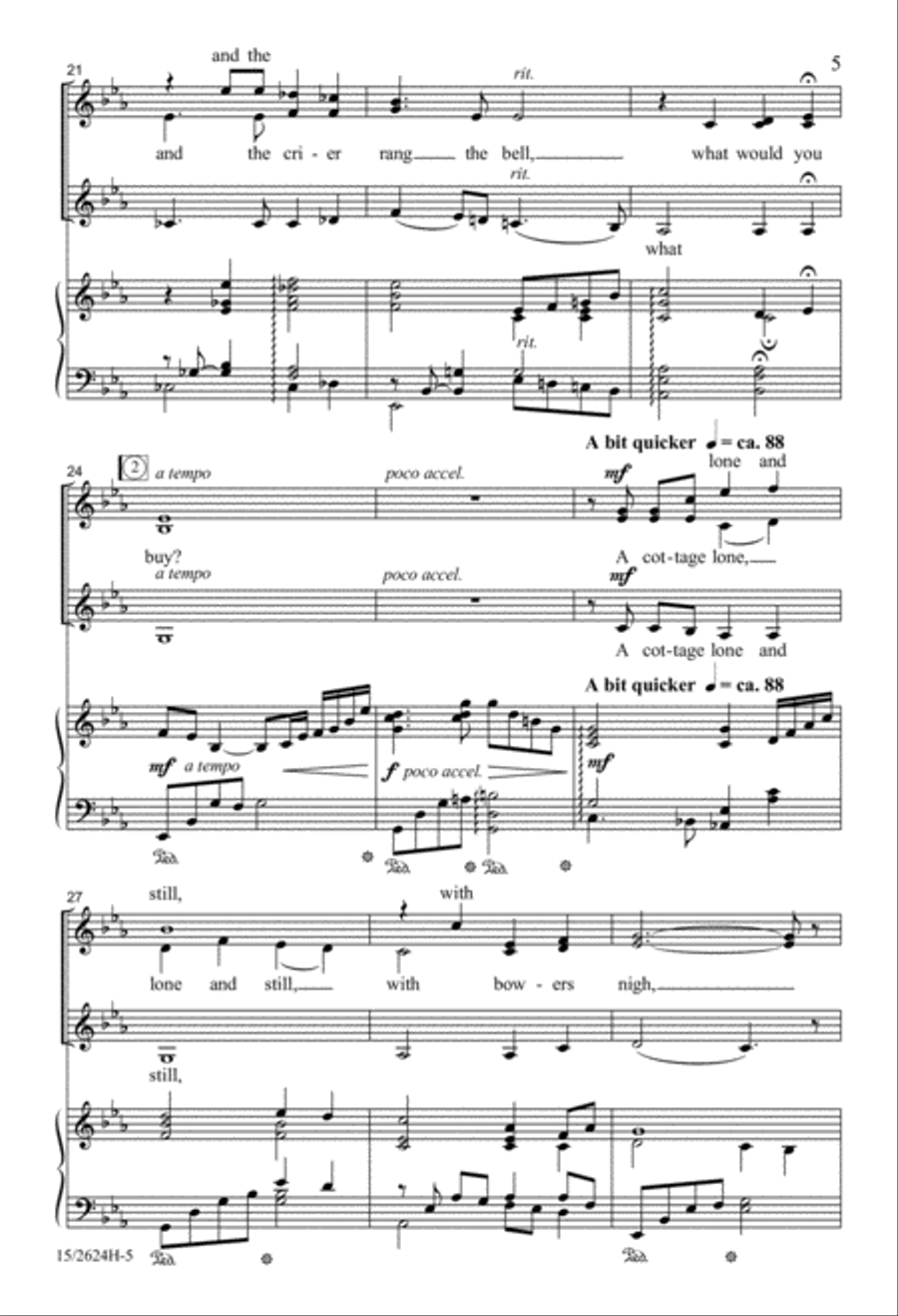 If There Were Dreams to Sell SSA scores gallery preview page 5