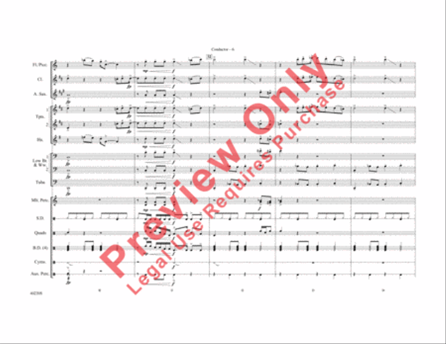 Fire Fire Marching Band scores gallery preview page 7