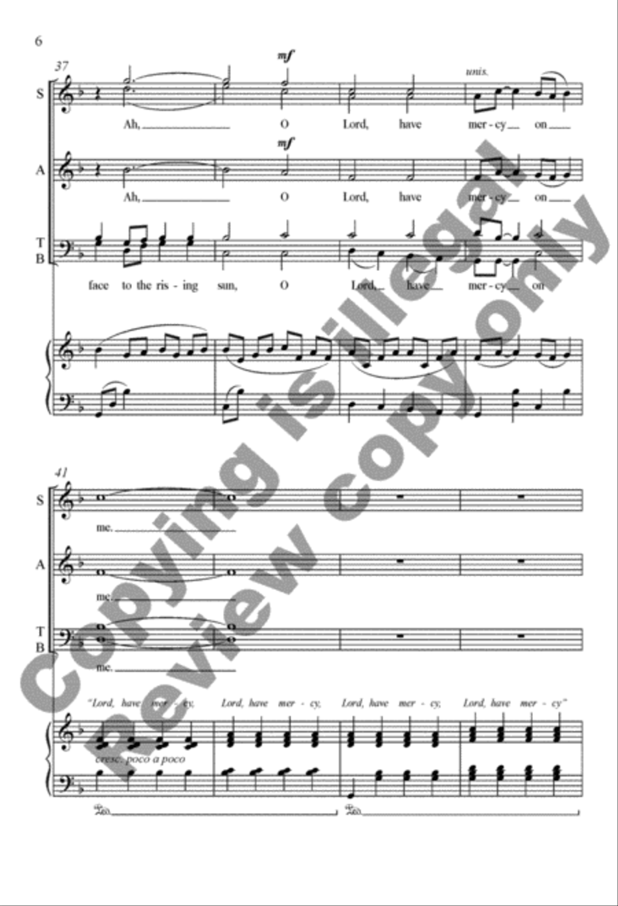 Let Us Break Bread Together 4-Part scores gallery preview page 16
