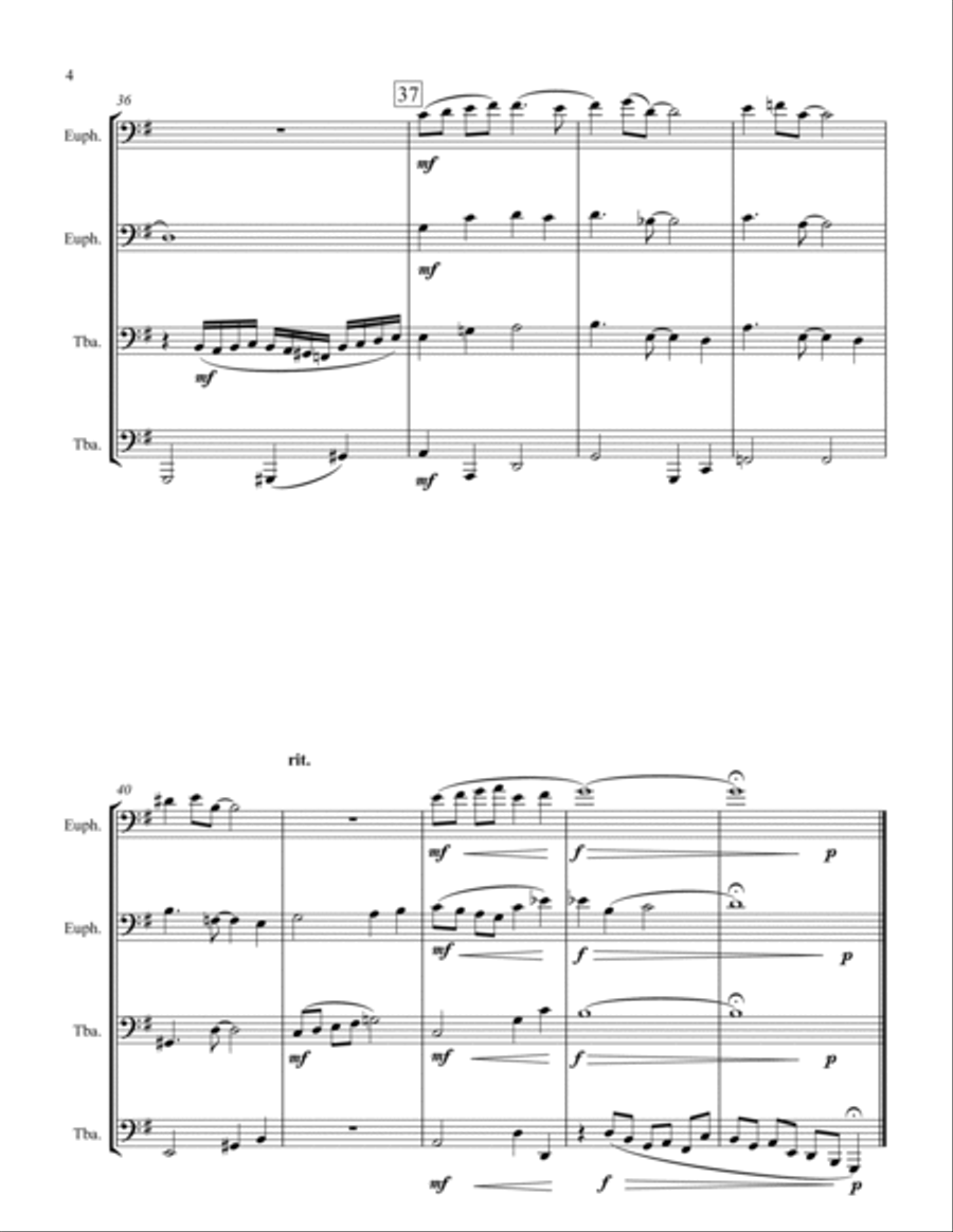 Where Is Love? Where Is Love? Euphonium scores gallery preview page 4