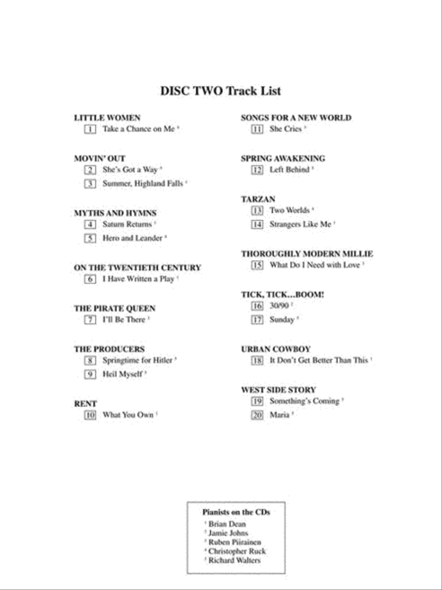 Singer's Musical Theatre Anthology – Volume 5 Tenor Voice scores gallery preview page 4