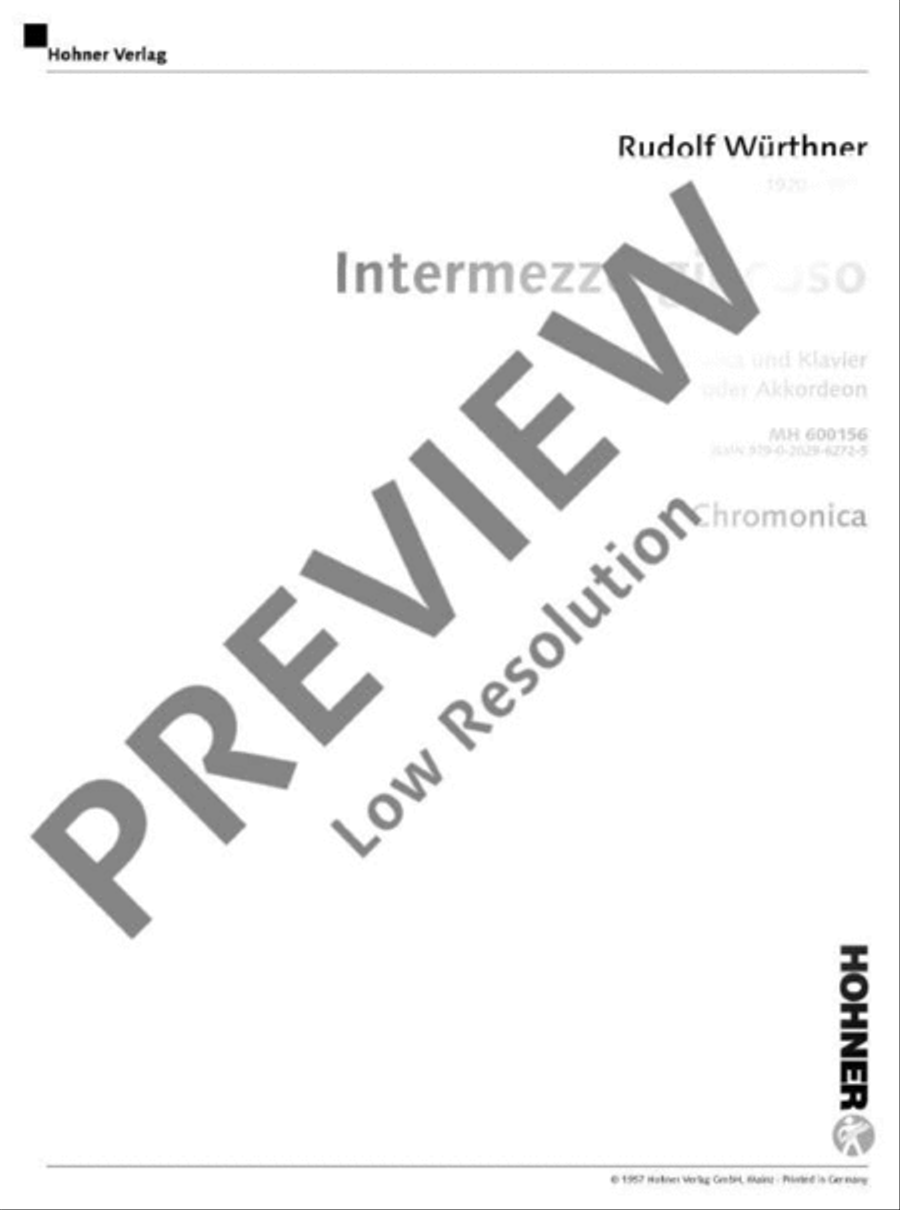 Intermezzo giocoso Piano Accompaniment scores gallery preview page 9
