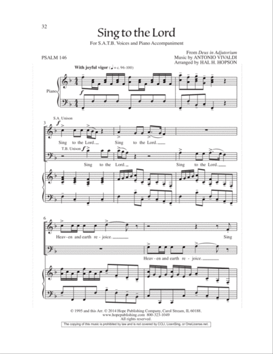 Worship Openers: Introits that Work!, Vol. 2 4-Part scores gallery preview page 34