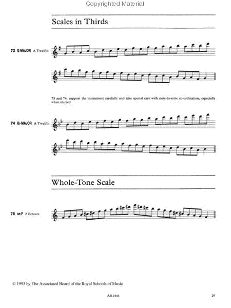 Scales and Arpeggios for Recorder (Descant and Treble)