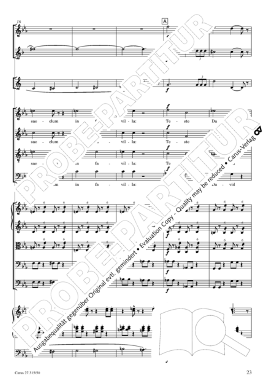 Requiem in C major 4-Part scores gallery preview page 26