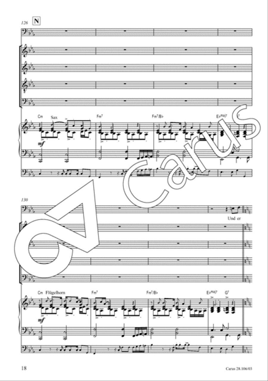 Die mit Schiffen auf dem Meer (Psalm 107) 4-Part scores gallery preview page 19