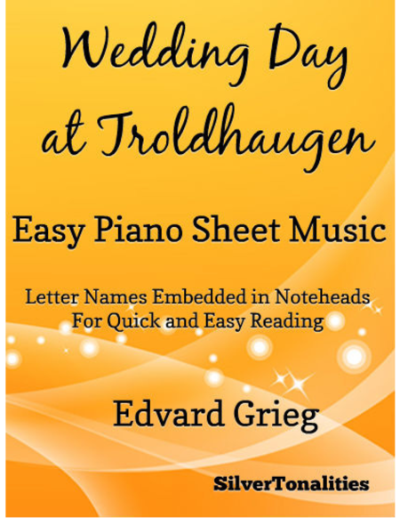 Wedding Day at Troldhaugen Easy Piano Sheet Music