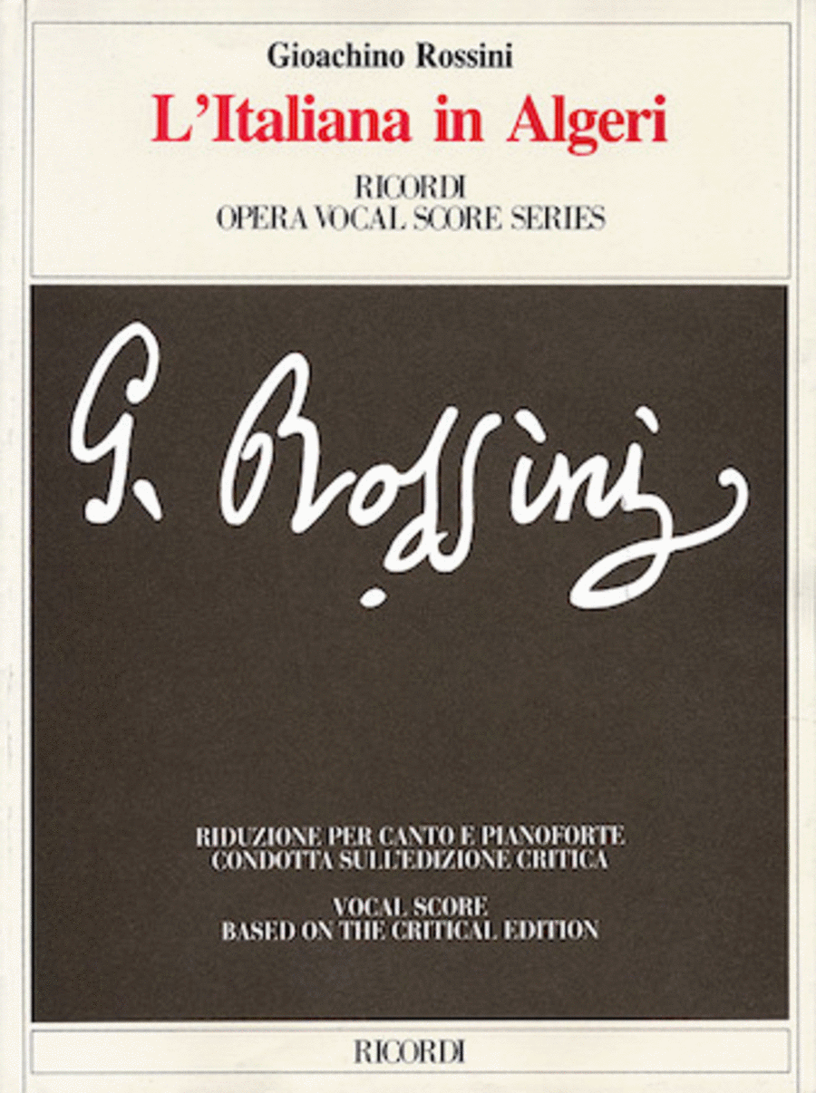 L'Italiana in Algeri L'Italiana in Algeri Voice scores gallery preview page 1
