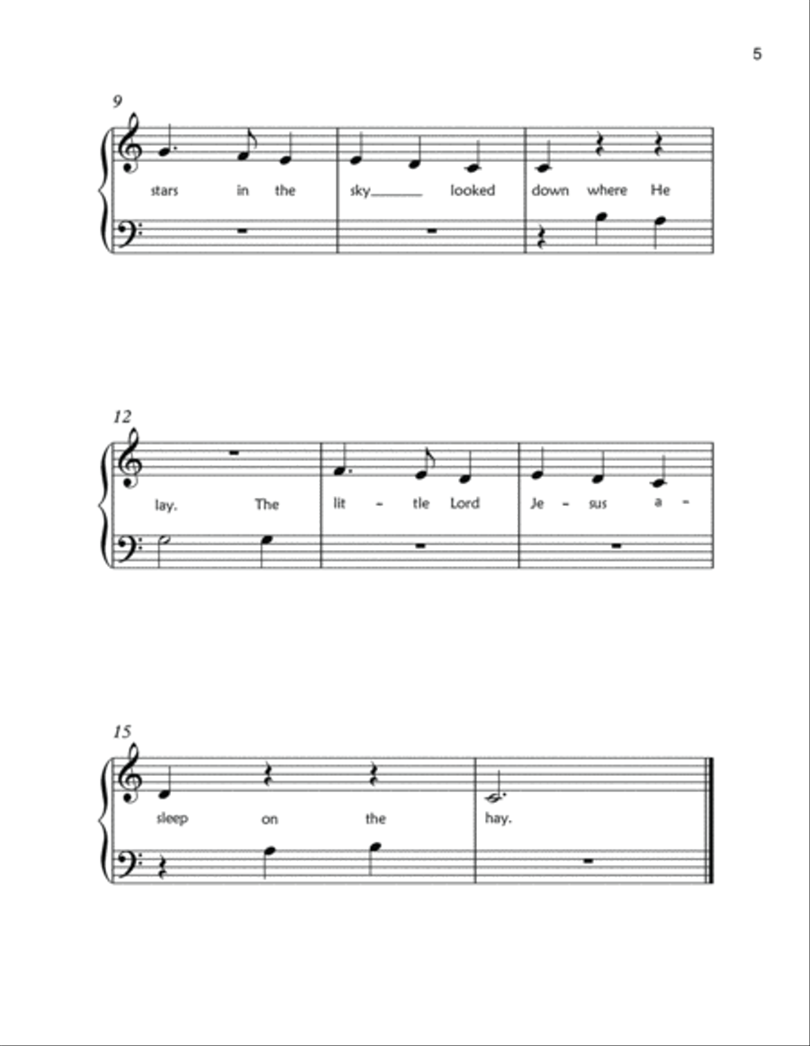 Easy Piano Christmas Songs for Kids Easy Piano scores gallery preview page 6