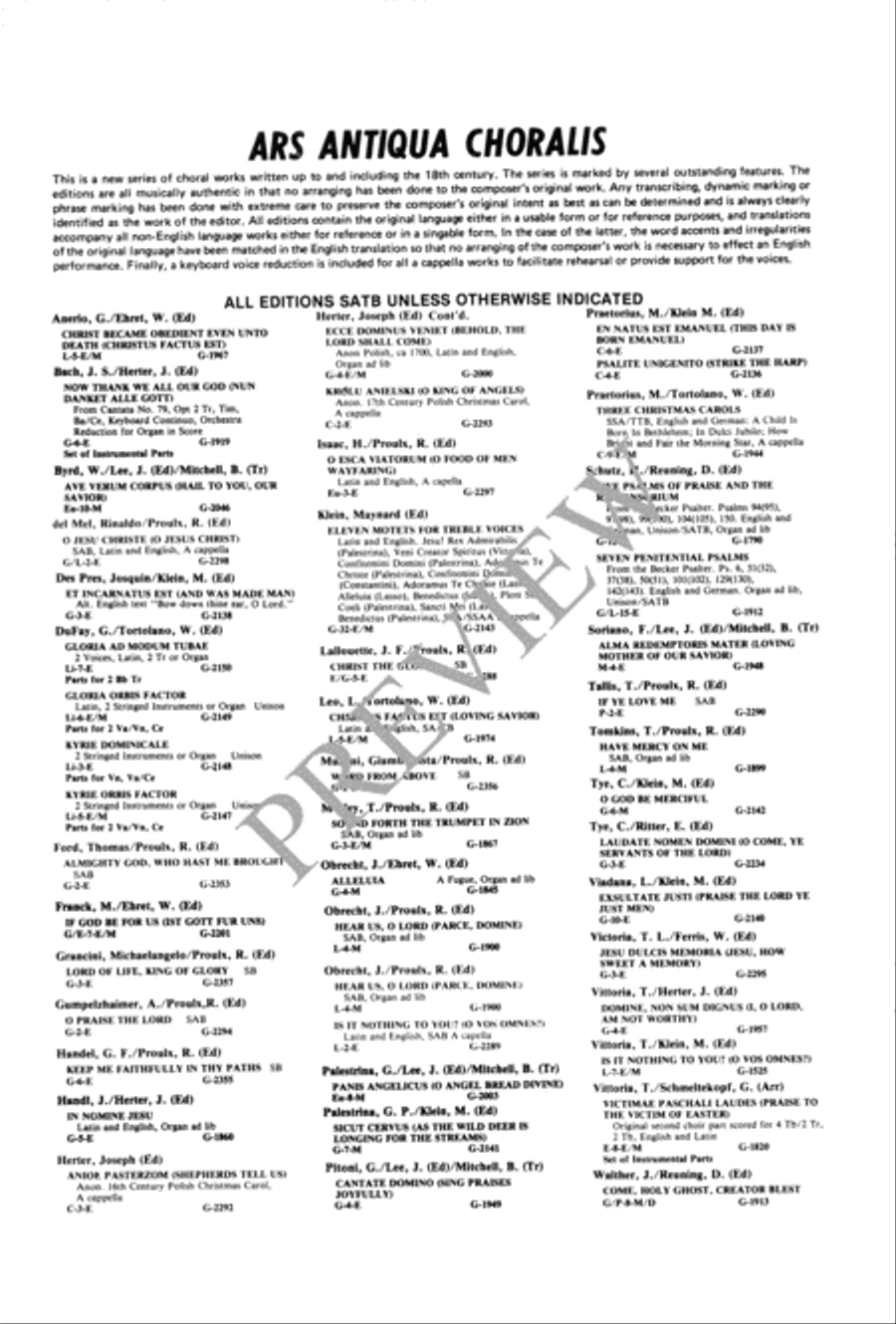 The Strife Is O'er, the Battle Done 4-Part scores gallery preview page 9