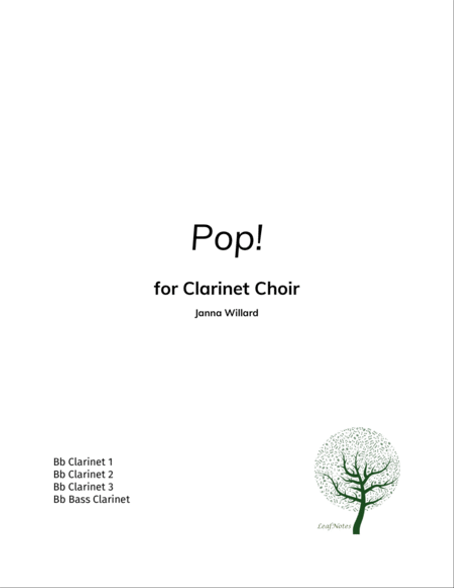 Pop! Clarinet Choir scores gallery preview page 2