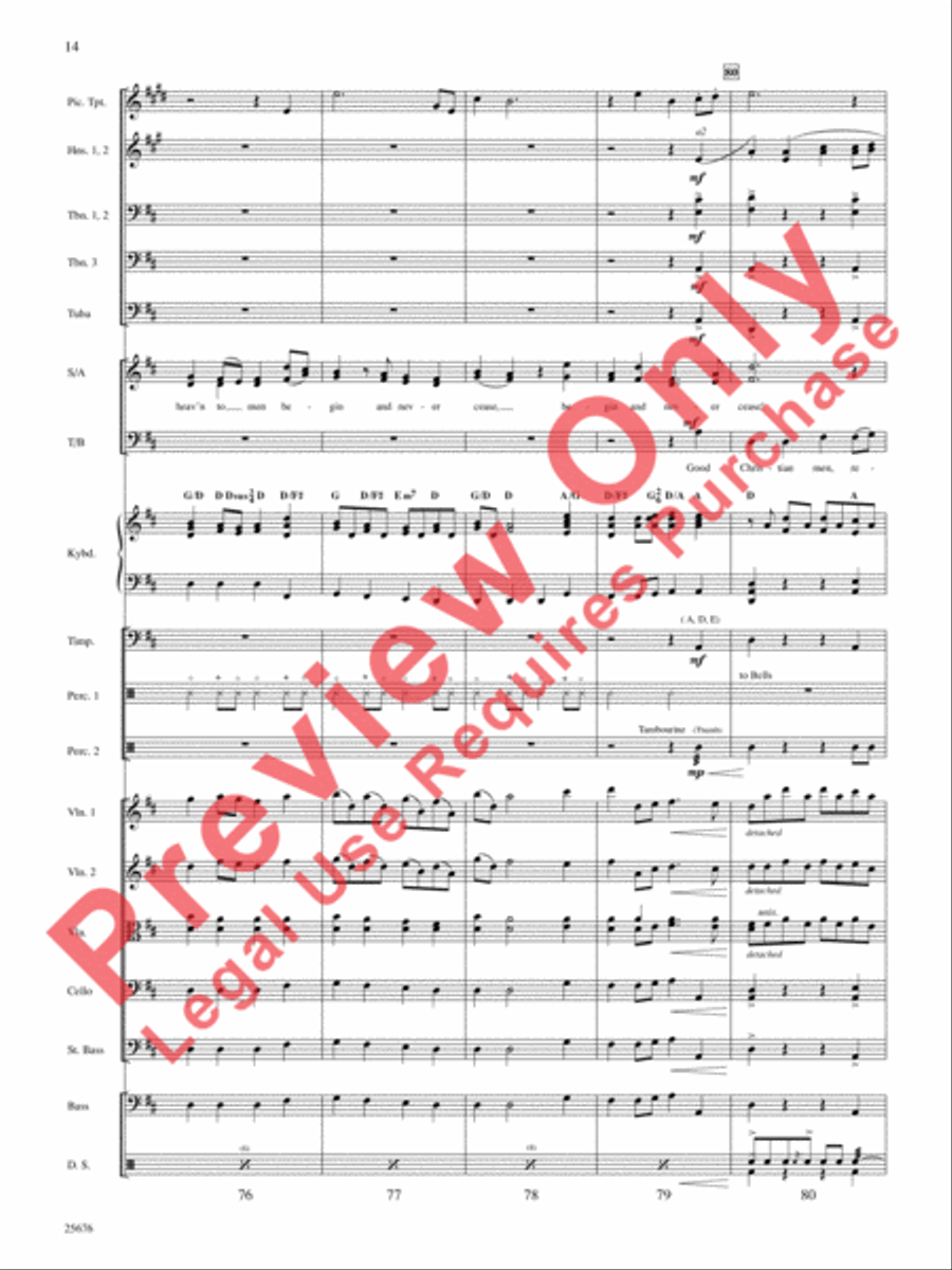 Good Christian Men, Rejoice Medley Good Christian Men, Rejoice Medley Choir scores gallery preview page 15