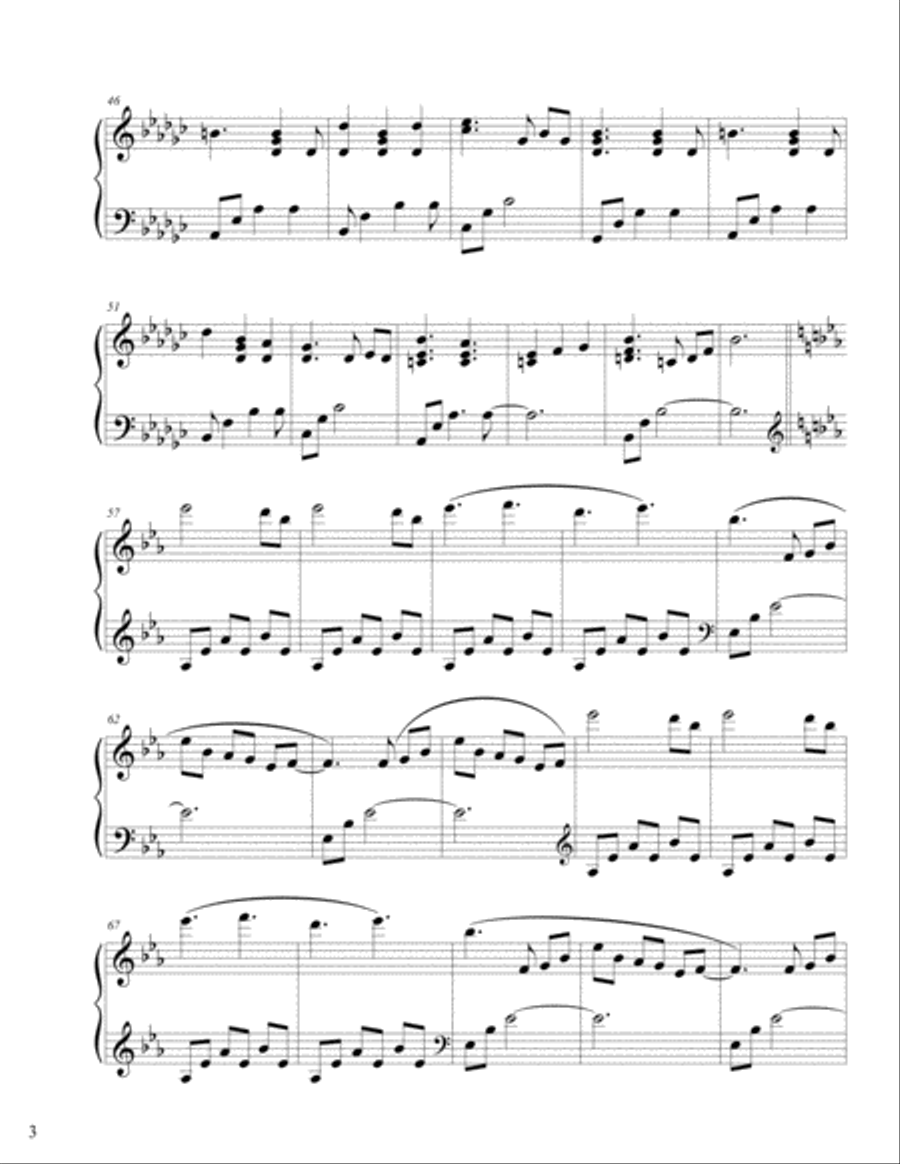 Reaching Piano Solo scores gallery preview page 3