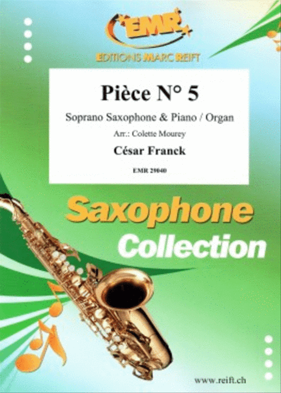 Piece No. 5 Soprano Saxophone scores gallery preview page 1