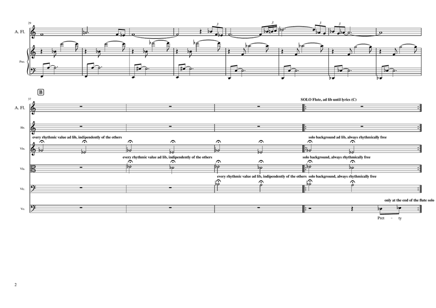 Pretty Girl - Score Only Jazz Ensemble scores gallery preview page 2