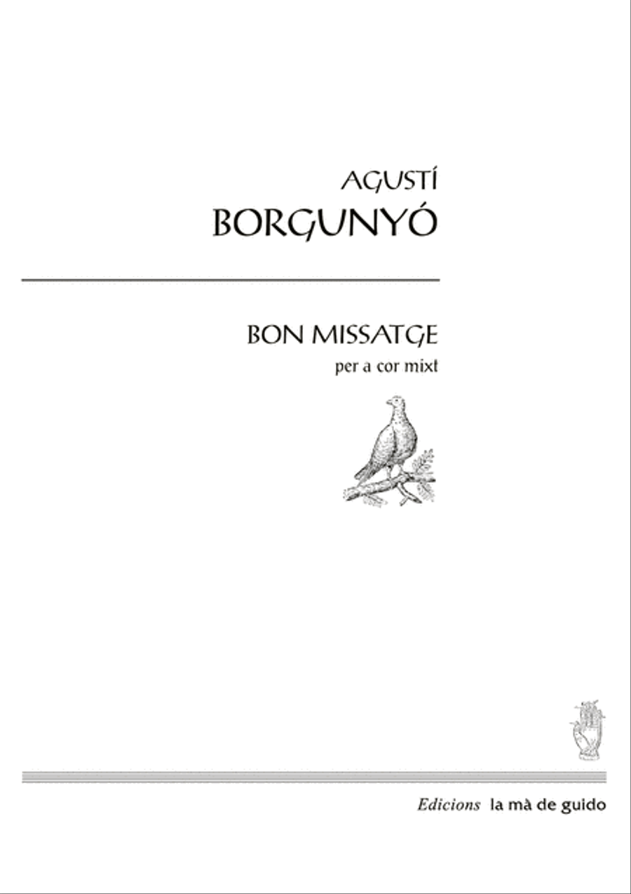 Bon missatge Bon missatge 4-Part scores gallery preview page 1