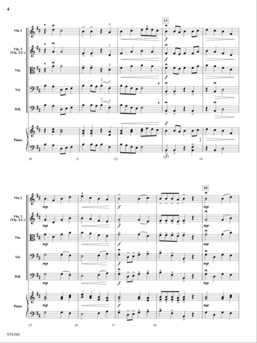 Attila: Score Attila: Score String Orchestra scores gallery preview page 4