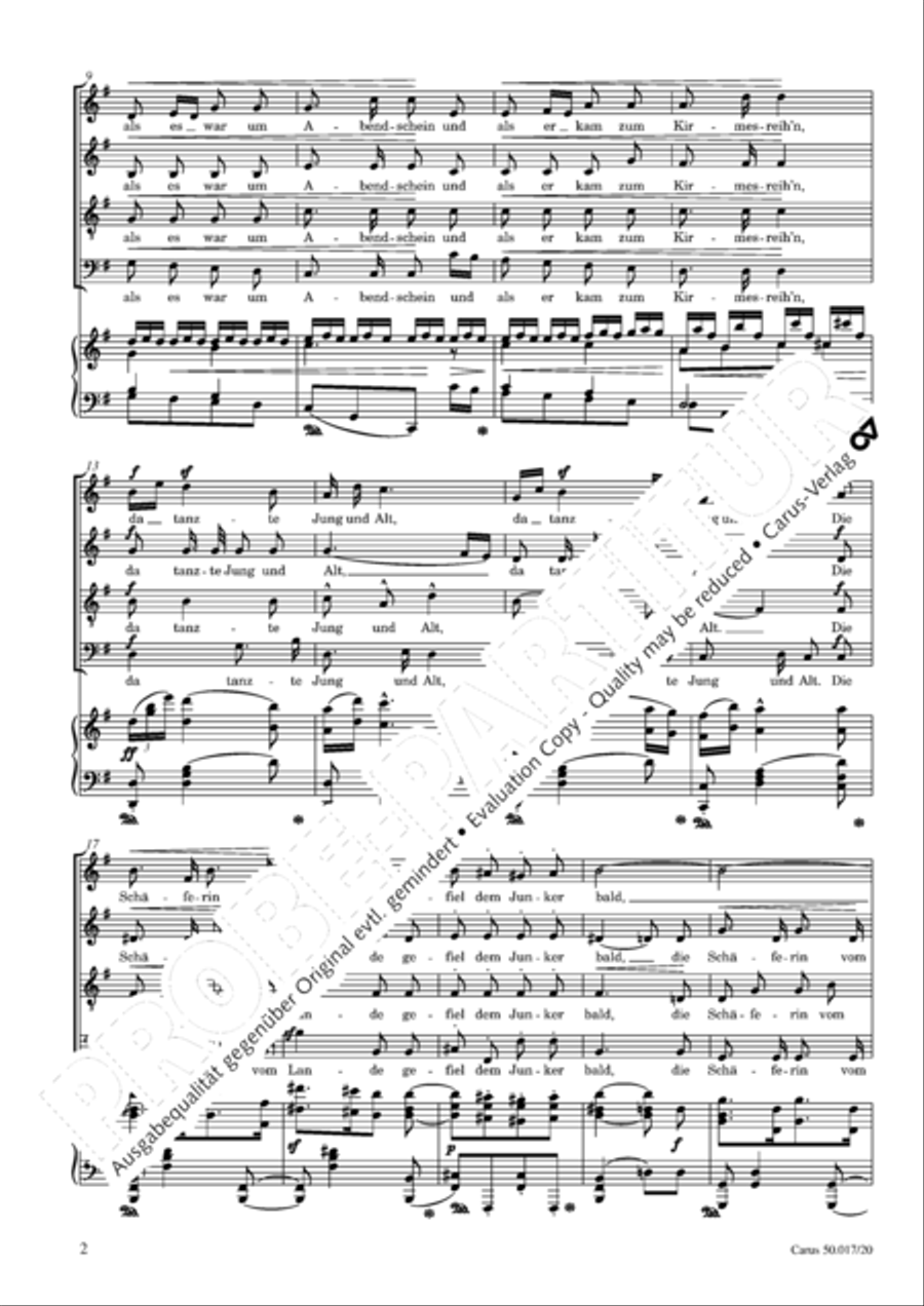 Die Schaferin vom Lande Die Schaferin vom Lande 4-Part scores gallery preview page 3