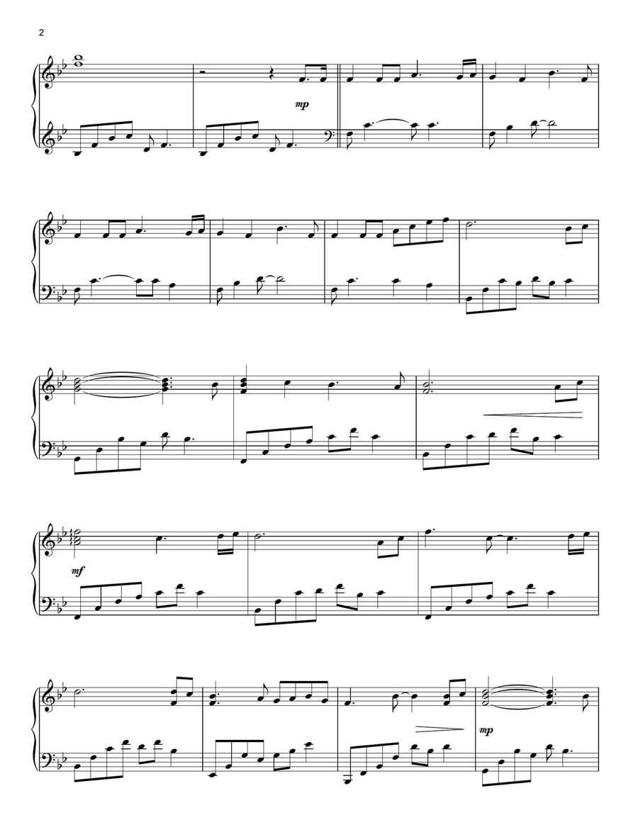 I Know That My Redeemer Lives (arr. Paul Cardall) Piano Solo scores gallery preview page 2
