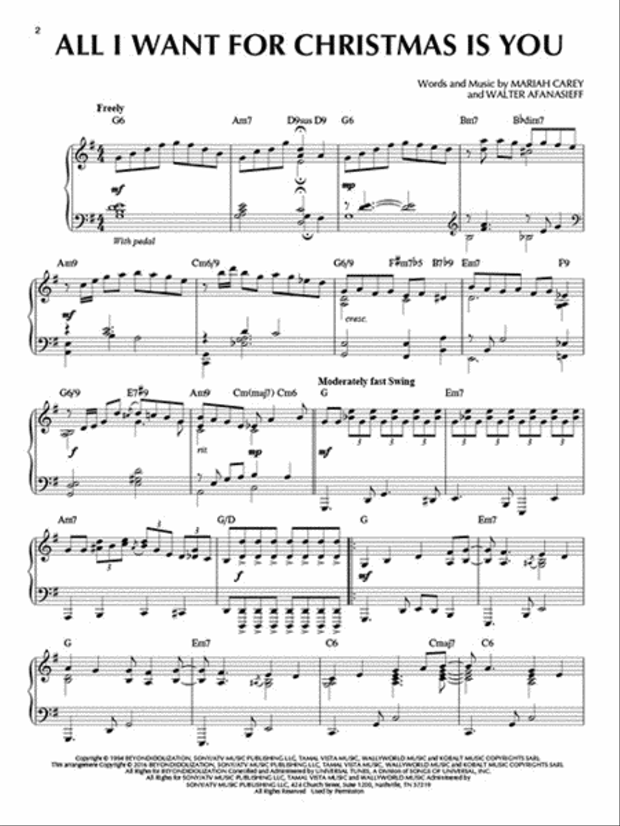 Christmas Standards Piano Solo scores gallery preview page 3