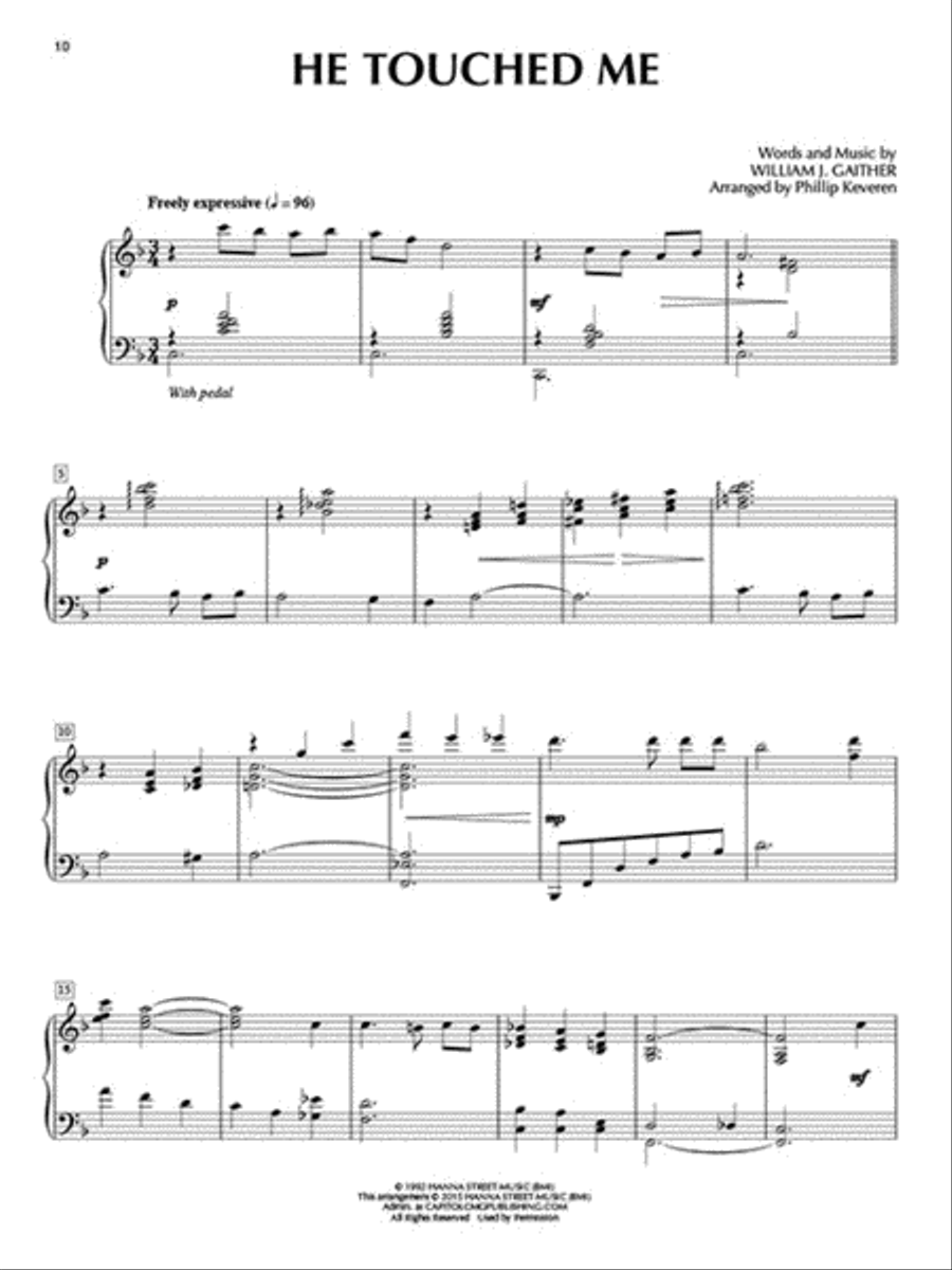 Gospel Greats Piano Solo scores gallery preview page 5