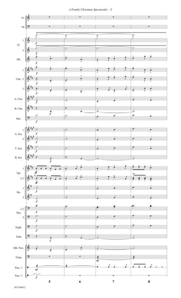 A Family Christmas Spectacular - Concert Band Score/Parts