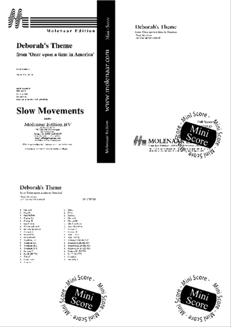 Deborah's Theme Concert Band scores gallery preview page 2