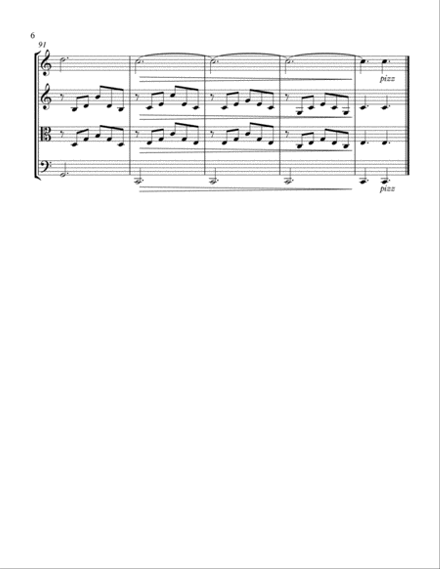 Can't Help Falling In Love String Trio scores gallery preview page 6