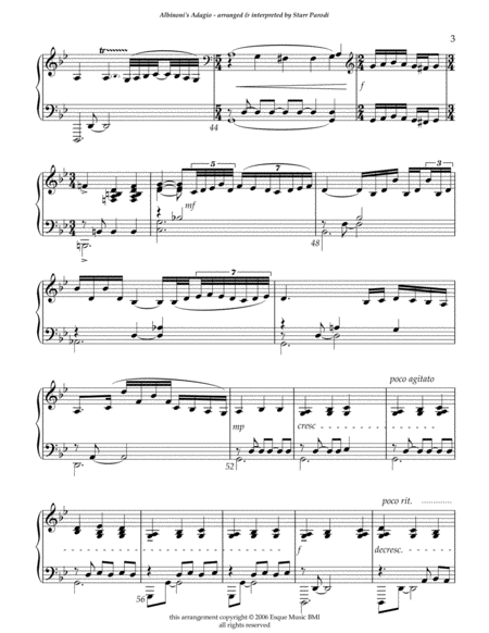Starr Parodi - piano Improvisation of Albinoni's Adagio in Gmin image number null