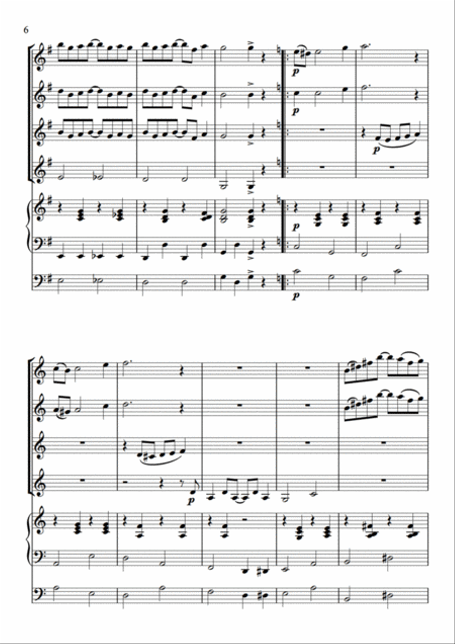 The Entertainer Set of Parts scores gallery preview page 6