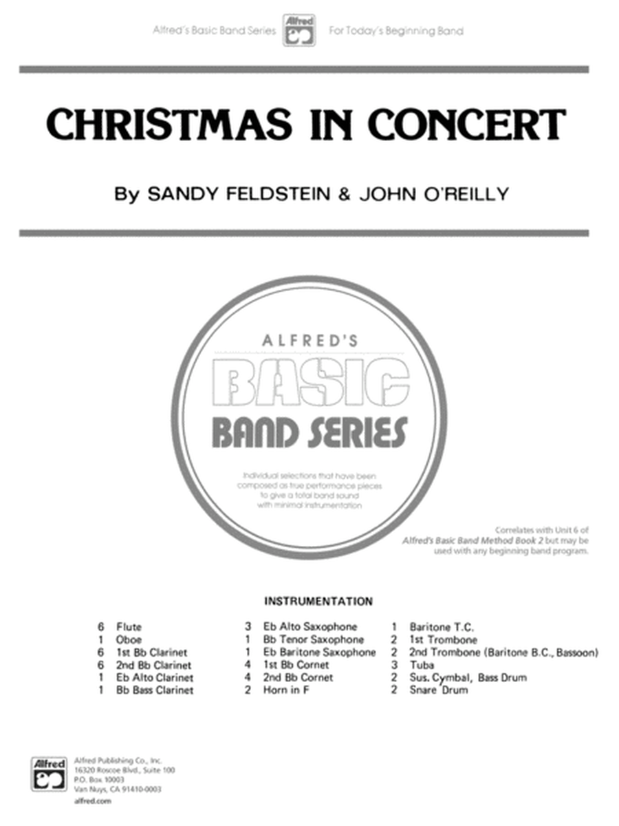 Christmas in Concert: Score