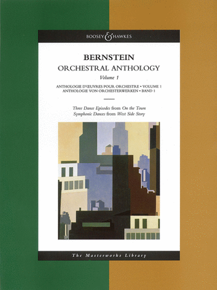 Book cover for Bernstein – Orchestral Anthology, Volume 1