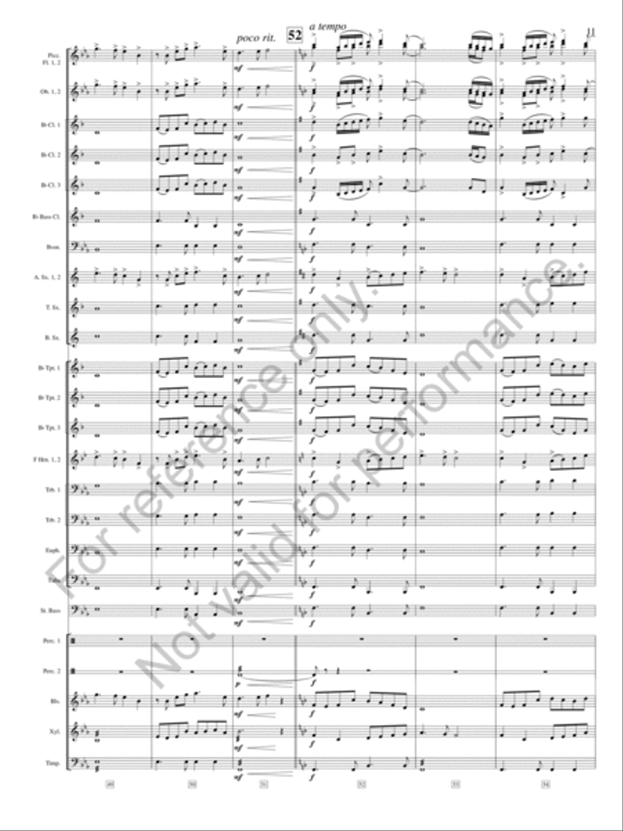 On The Shore of Baffin Bay Concert Band scores gallery preview page 12