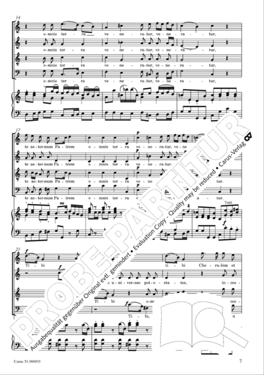 Te Deum 4-Part scores gallery preview page 8