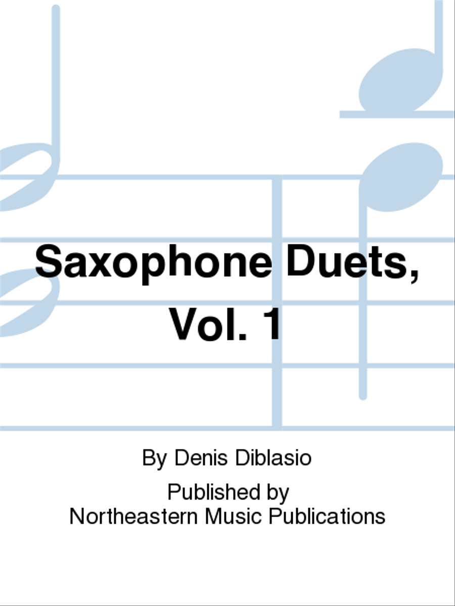 Saxophone Duets, Vol. 1 Saxophone Duets, Vol. 1 Woodwind Duet scores gallery preview page 1