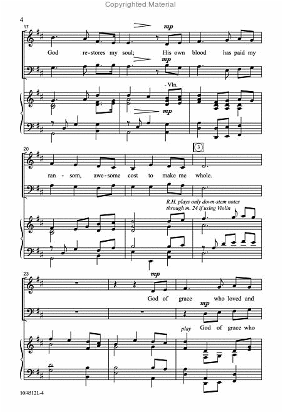God of Grace 2-Part scores gallery preview page 4