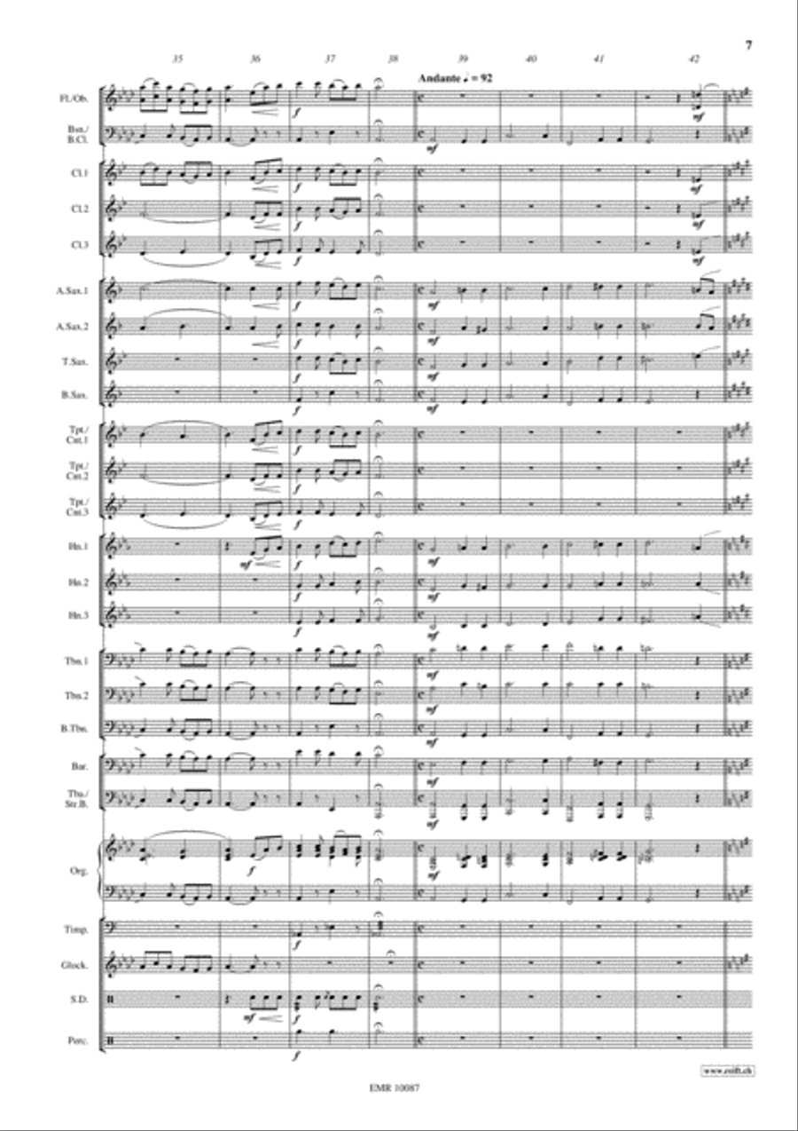 Louanges Louanges Concert Band scores gallery preview page 8