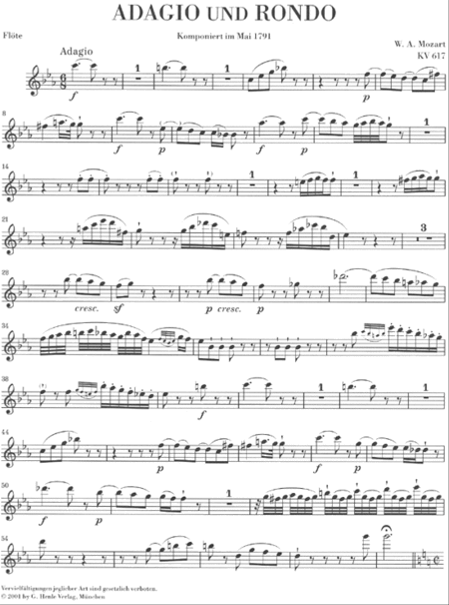 Adagio and Rondo K617 Adagio and Rondo K617 Woodwind Ensemble scores gallery preview page 4
